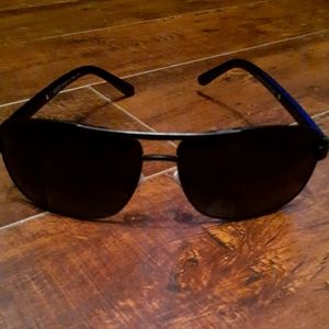 Gucci Aviator Sunglasses 2022 Black On Black Dark Lens